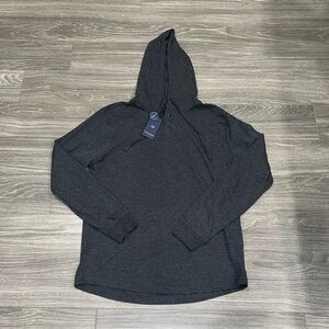 Michael Brandon hooded Henley. Size L. NWT